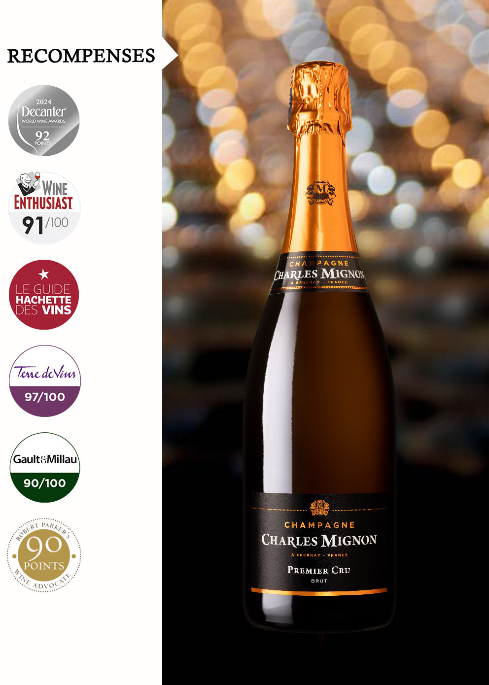 Champagne Charles Mignon - Brut Premier Cru 0,75l