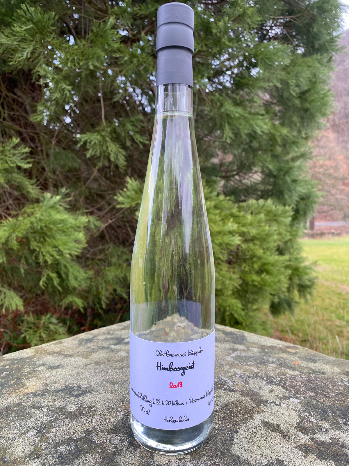 Himbeergeist * Obstbrennerei Käppler * Hohenlohe - Perigord-Import