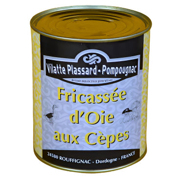 Gänsefrikassee mit Steinpilzen * Fricassée d’oie aux cèpes, ca. 2-3 Portionen, 400g