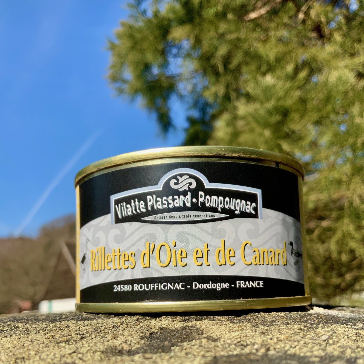 Gänseschmalzfleisch grob * Rillettes dOie, 200g - Perigord-Import
