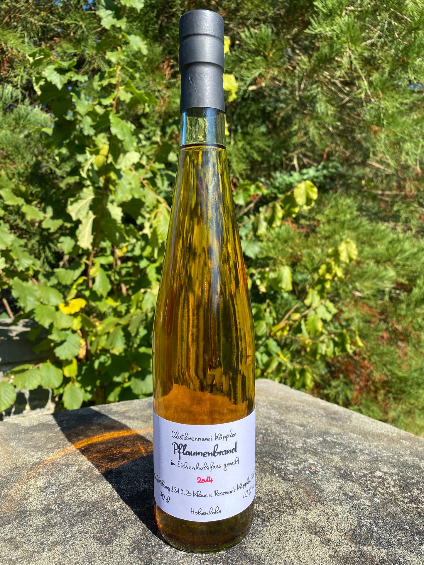 Pflaumenbrand * Obstbrennerei Käppler * Hohenlohe - Perigord-Import